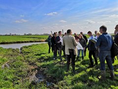 Groep bij een opbarsting in polder Middelburg