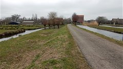 De Lopikerweteringkade Zuid tussen Cabauw en Lopik