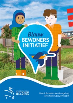 Flyer Blauw Bewoners Initiatief