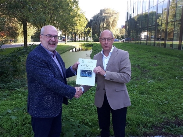 Hoogheemraad de Jong en wethouder Wethouder Bolderdijk Hoogheemraad de Jong en wethouder Wethouder Bolderdijk